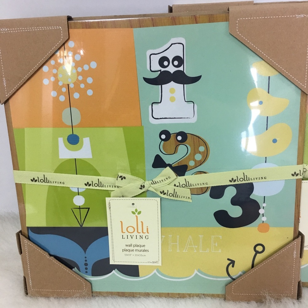 Lolli Living Phinley Whale Children Wall art Lot 2